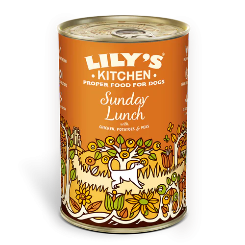 Lily's Kitchen - Wet Dog Food - Sunday Lunch - 400G (Min. 54 Cans)