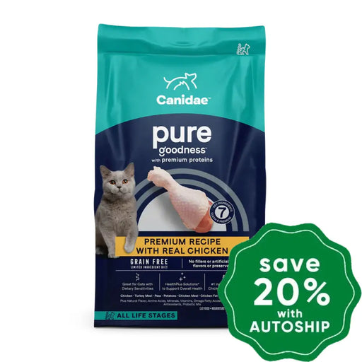 Canidae - Grain Free Dry Cat Food Pure Goodness® Chicken 10Lb Cats