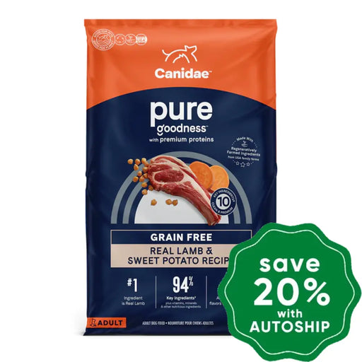 Canidae - Grain Free Dry Dog Food Pure Adult Lamb 22Lb Dogs