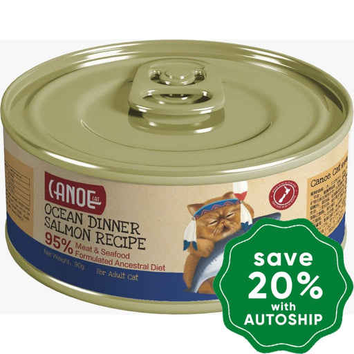 Canoe Cat - Canned Food Ocean Dinner Salmon 90G (Min. 24 Cans) Cats