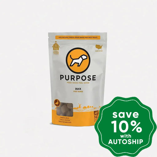 Purpose - Freeze Dried Dogs & Cats Treats Single Protein Duck 3Oz