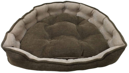 One for Pets - Adela Snuggle Bed - Coffee - 34" x 28" x 9"(XL) - PetProject.HK