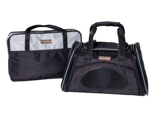 One for Pets - The One Expandable Bag - Black - 19" x 11.5" x 11.5"(L) - PetProject.HK