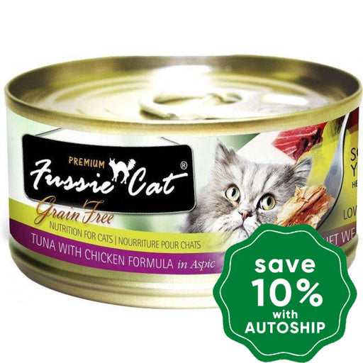Fussie Cat - Black Label - Tuna with Chicken - 80G - PetProject.HK
