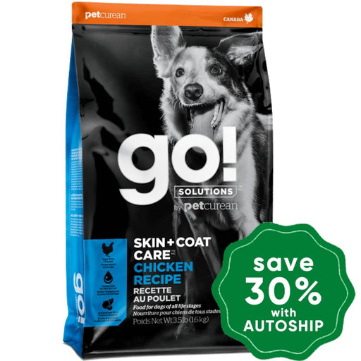GO! SOLUTIONS - SKIN + COAT CARE Dry Food for Dog - Chicken Recipe - 12LB