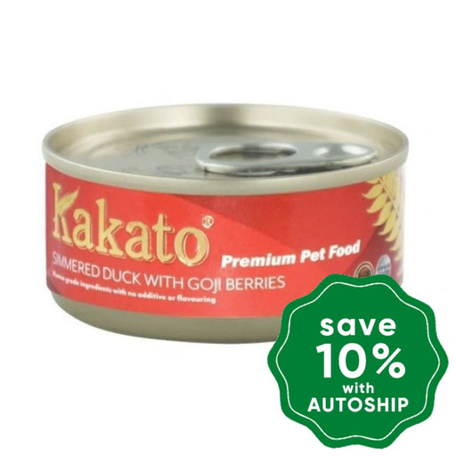 Kakato - Canned Dog and Cat Food - Golden Fern Series - Simmered Duck with Goji Berries - 70G (4 cans) - PetProject.HK