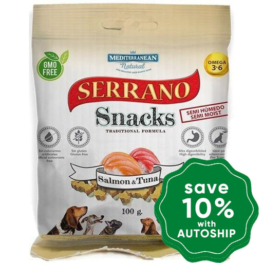 Serrano - Dog Snacks - Salmon & Tuna - 100G - PetProject.HK
