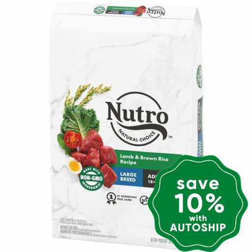 Nutro - Dry Dog Food Large Breed Adult Lamb & Brown Rice 30Lb Dogs