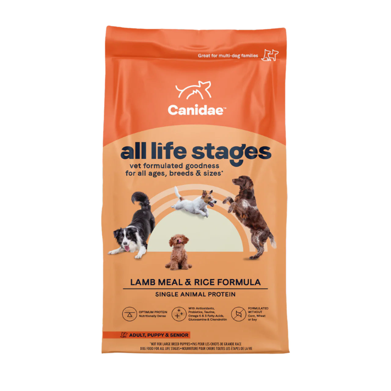 Canidae - All Life Stages Dry Dog Food Lamb 15Lb Dogs