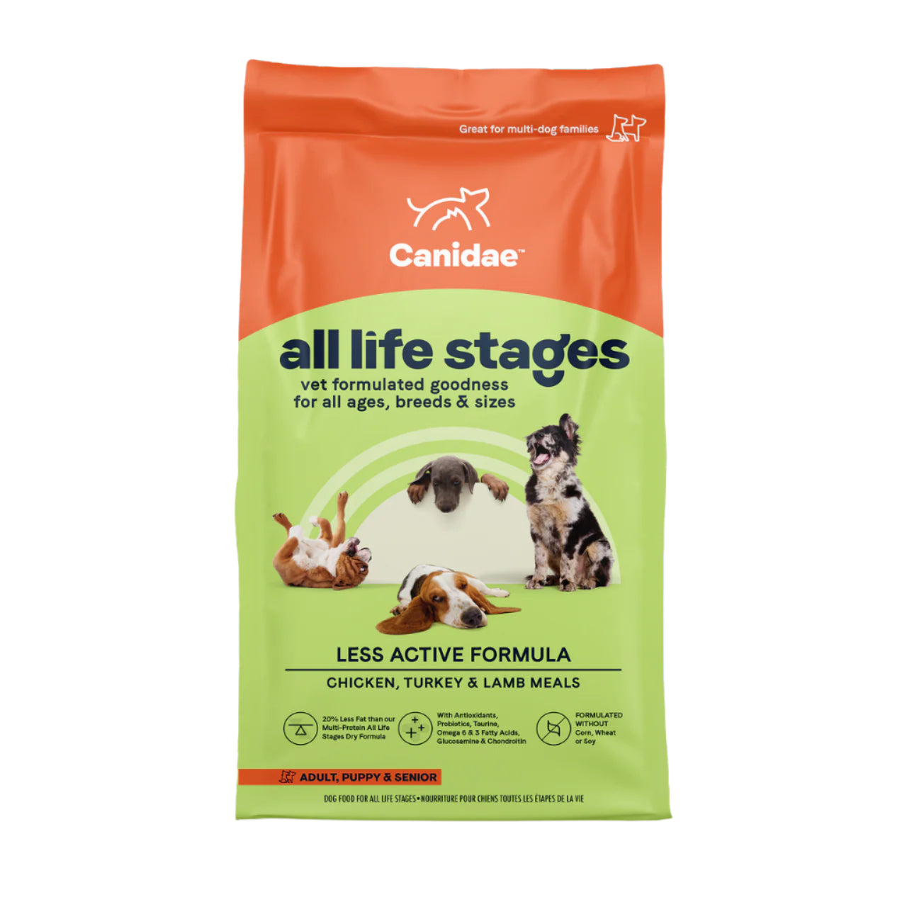 Canidae - All Life Stages - Dry Dog Food - Senior, Less Active - 15LB - PetProject.HK