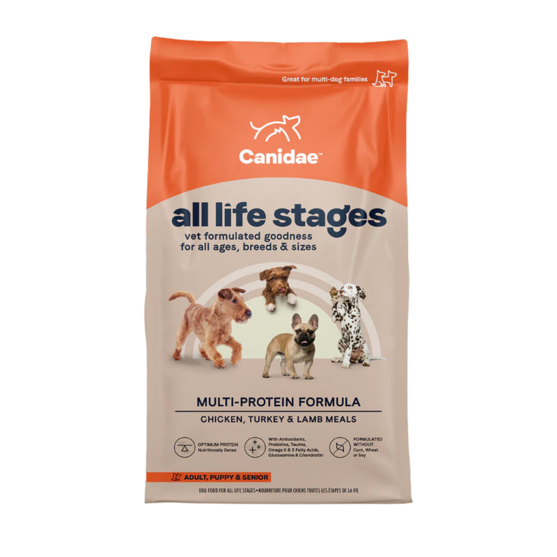 Canidae - All Life Stages - Dry Dog Food - Multi-Protein - 15LB