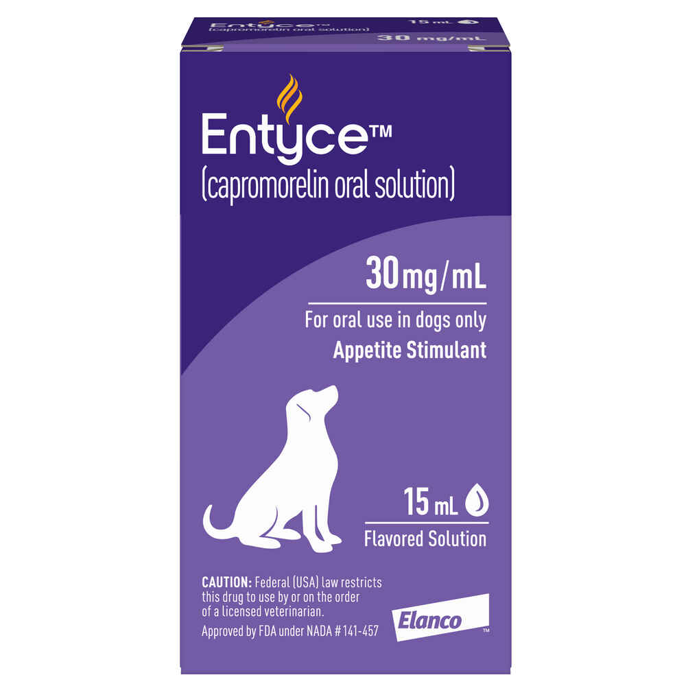 Entyce®  (Capromorelin) 30 mg/mL Oral Solution for dogs - 1ML