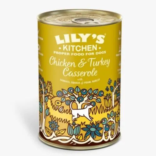 Lily's Kitchen - Wet Dog Food - Chicken & Turkey Casserole - 400G (Min. 54 Cans)