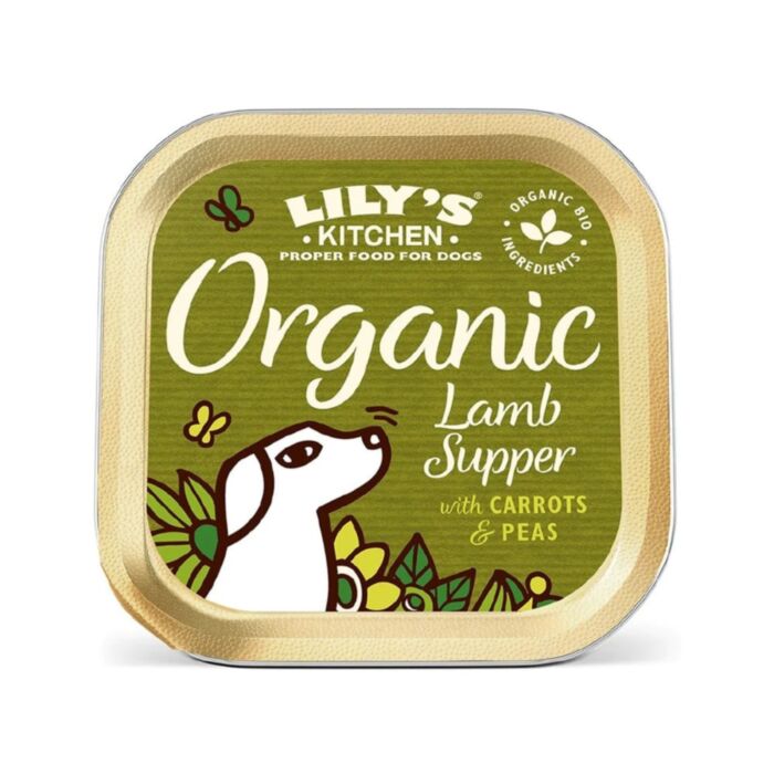 Lily's Kitchen - Wet Dog Food - Organic Lamb Supper - 150G (Min. 110 Bowls)