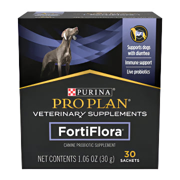 Purina Pro Plan Veterinary Diets - Fortiflora Nutritional Supplement For Dogs 1.06Oz (Box Of 30