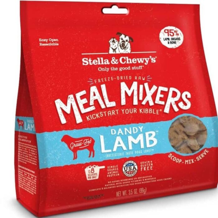 Stella & Chewys - Freeze Dried Dandy Lamb Meal Mixers For Dogs 18Oz