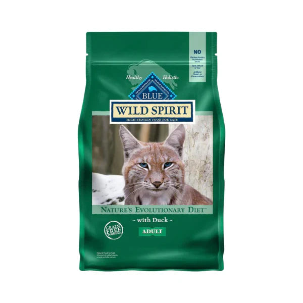 Blue Buffalo - Dry Cat Food Wild Spirit Indoor Adult Duck Recipe 4Lb Cats