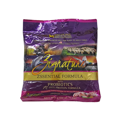 Zignature - Dry Dog Food - Grain Free Zssential Multi Protein - 4OZ