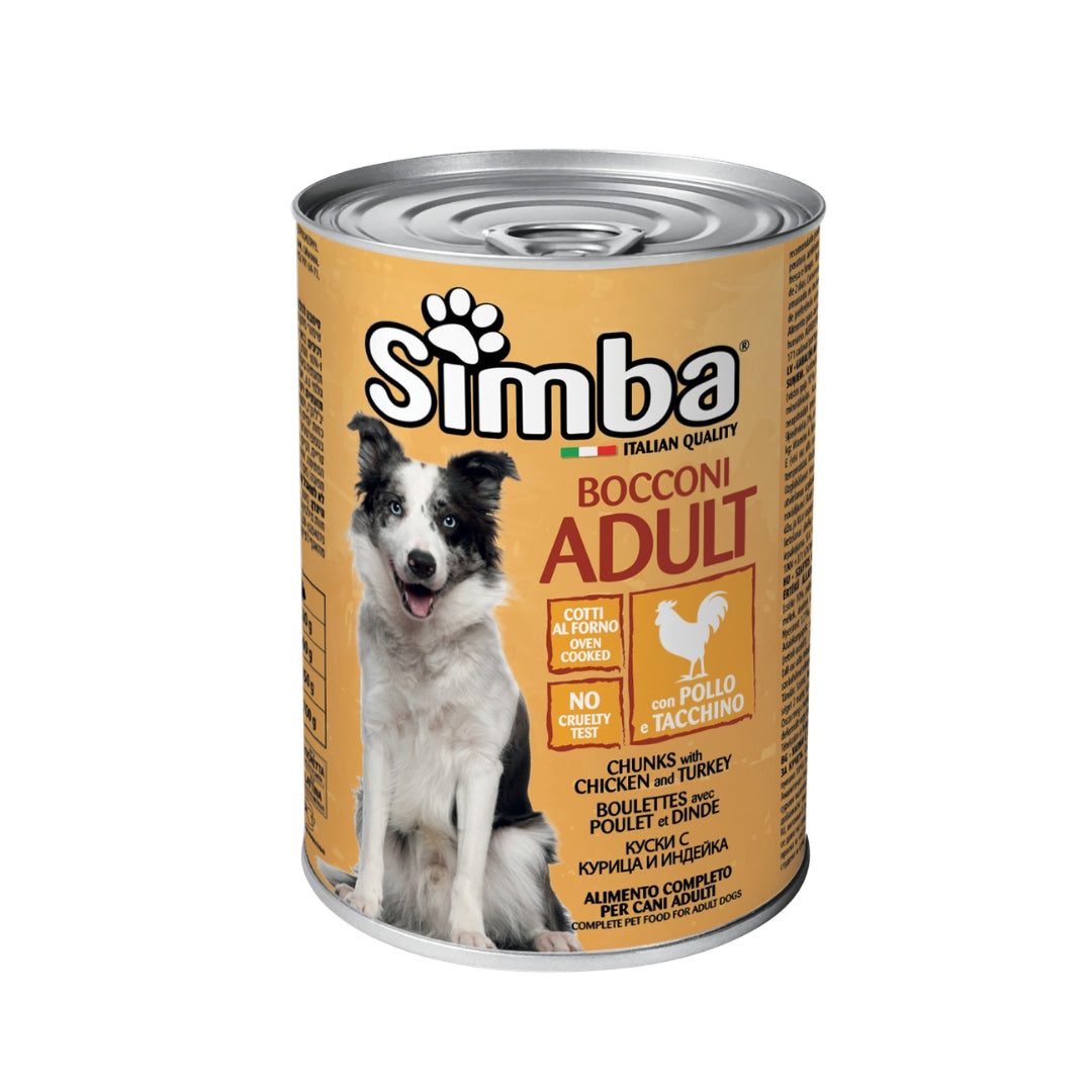 Simba - Adult Dog Canned - Chicken with Turkey - 415g