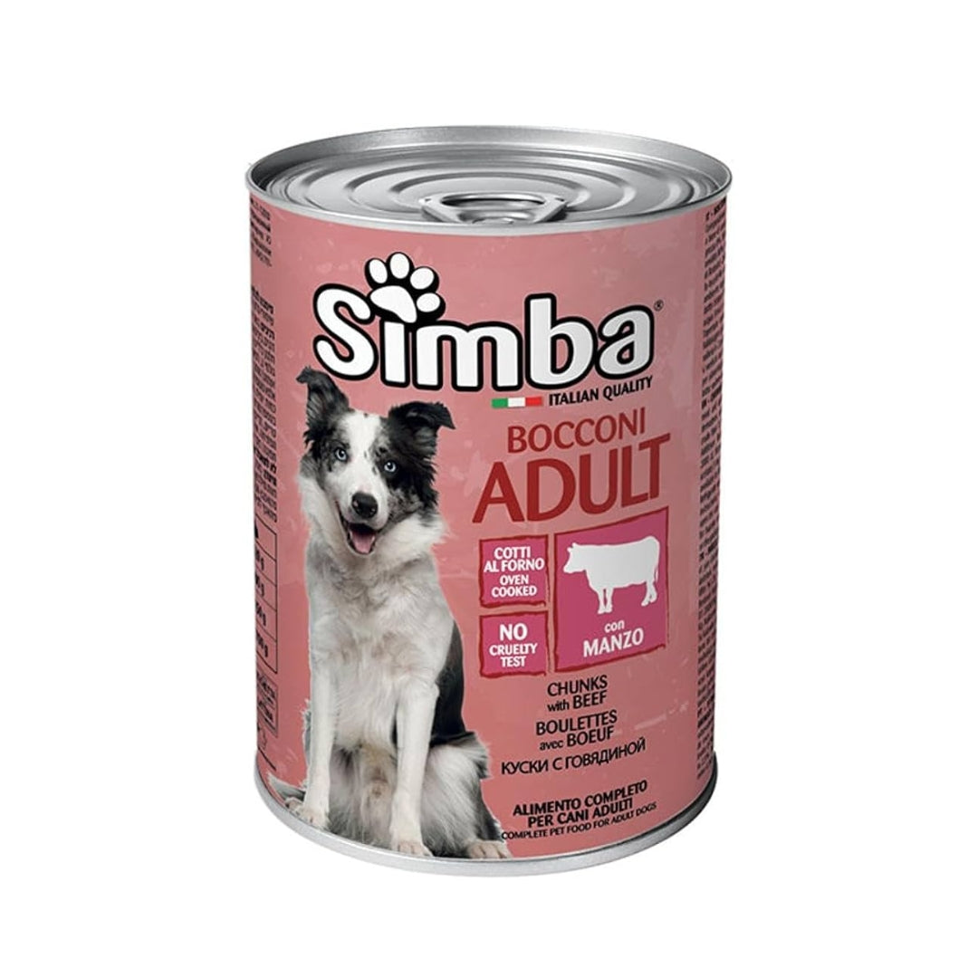 Simba - Adult Dog Canned - Beef - 415g