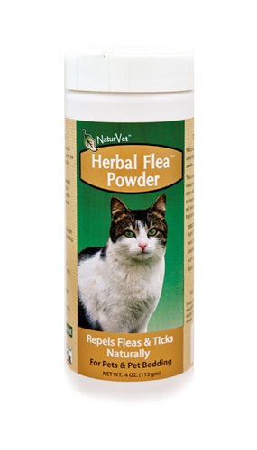 NaturVet Herbal Flea Powder - 4oz