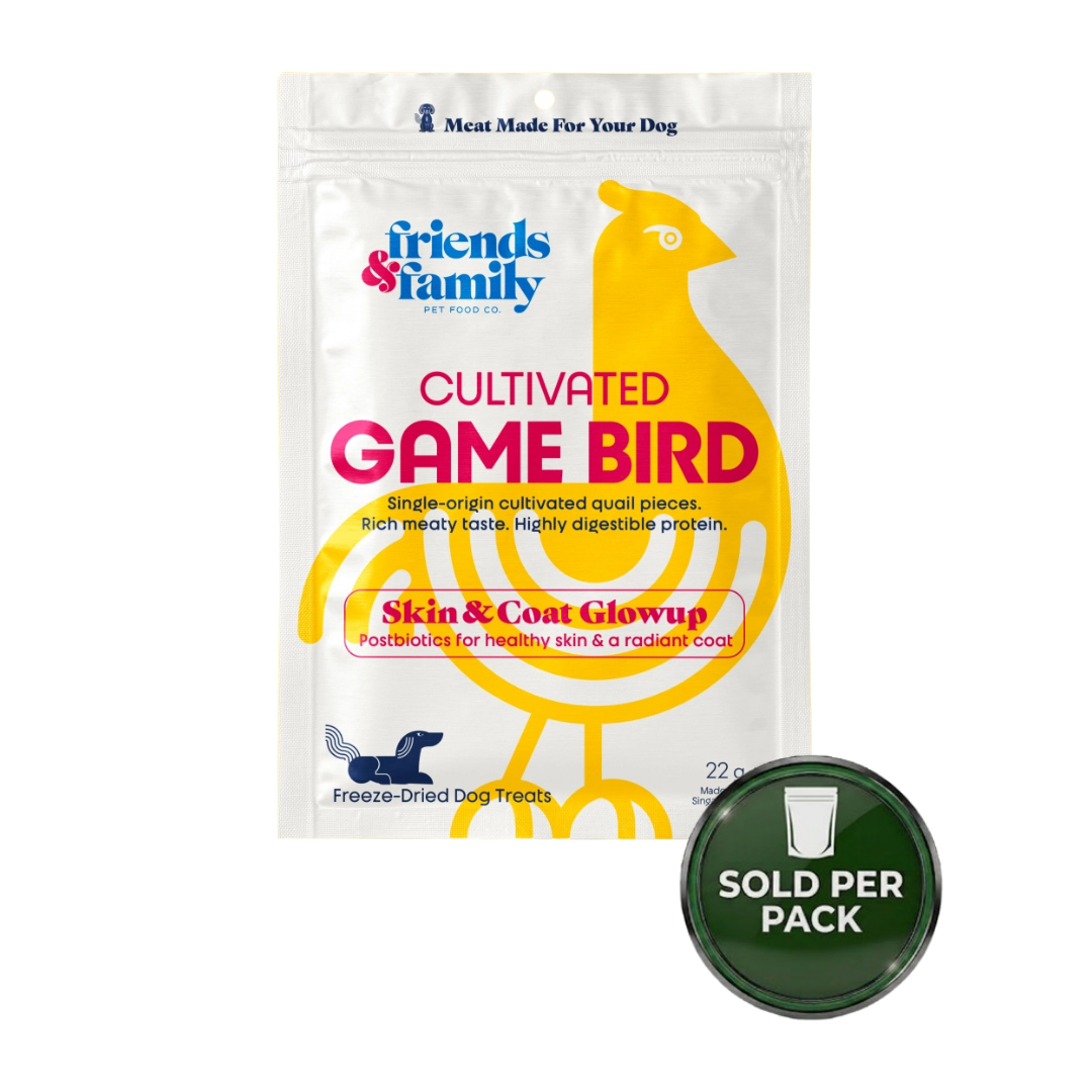 Friends&Family Cultivated Game Bird – Skin & Coat Glow – Dogs 22g