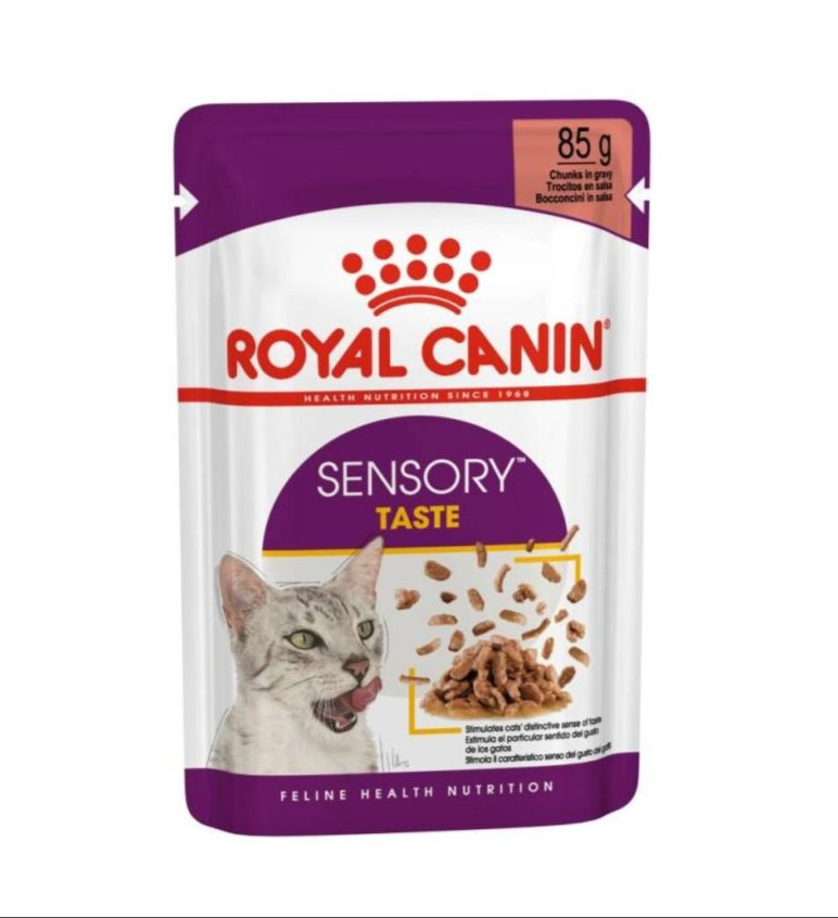 Royal Canin - Adult Cat Wet Food Sensory Taste 85G (Min. 12 Pouches) Cats
