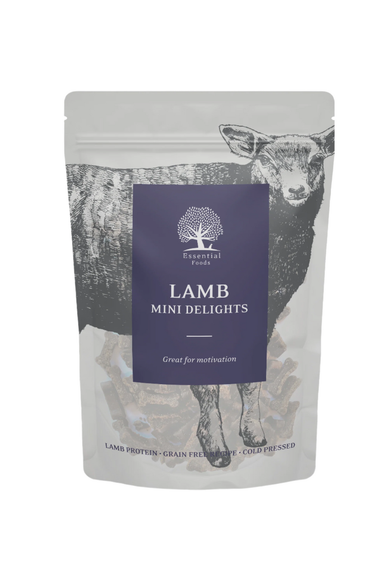 Essential Foods - Dried Treats For Dogs Lamb Mini Delights 100G