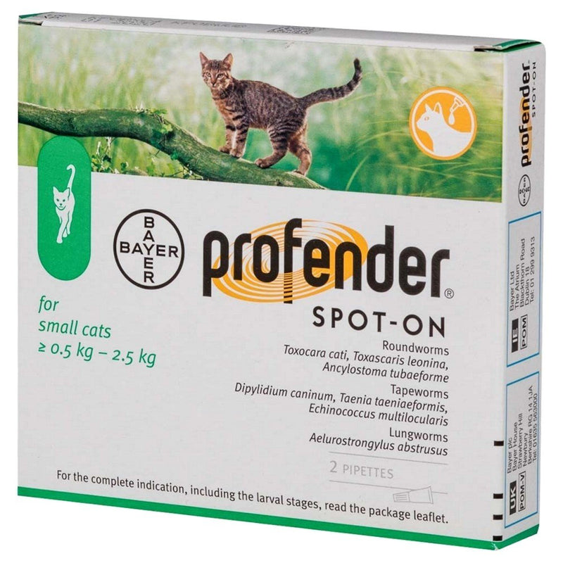Bayer - Profender Spot-On - for Cats 0.5-2.5 kg - 2 Pipes - PetProject.HK