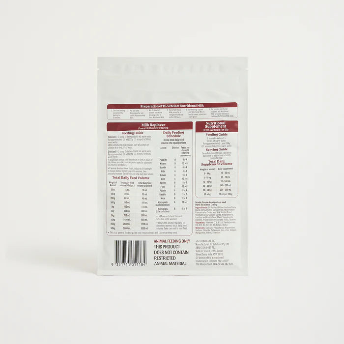 Di-Vetelact Nutritional Milk For Animals (450g Pouch) - PetProject.HK