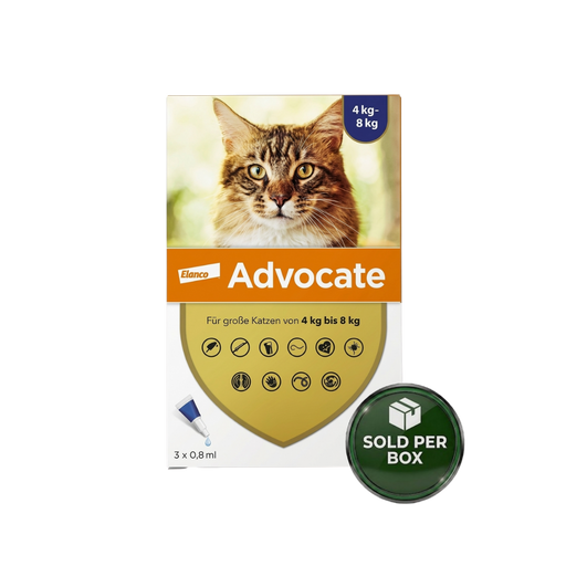 Bayer - Advocate for Cats 4 - 8 kg - min 1 Box (3 tubes) - PetProject.HK