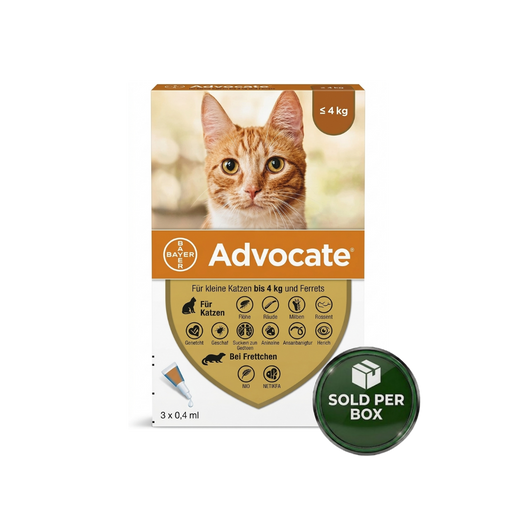 Bayer - Advocate for Cats 4 kg or below - 1 Box - PetProject.HK