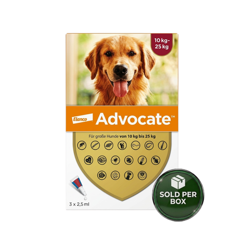 Bayer - Advocate for Dogs 10-25 kg - 1 Box - PetProject.HK