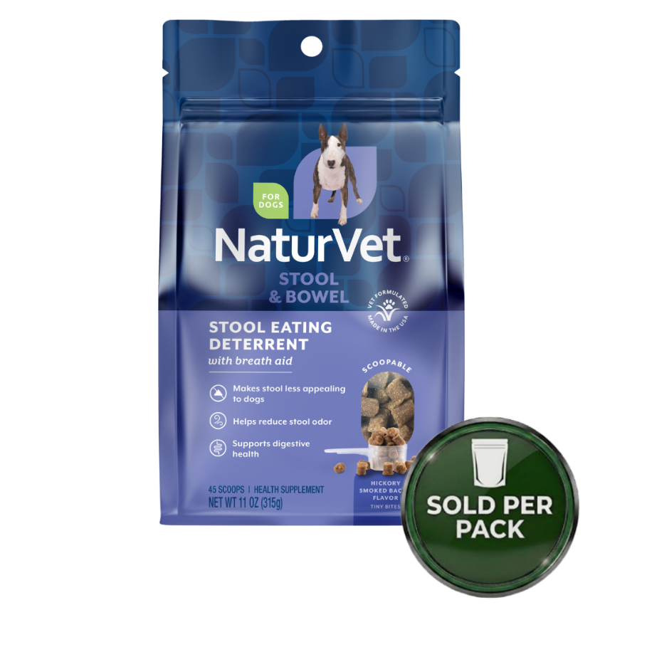NaturVet Coprophagia for Dog - Smoked Ham - 11oz / 45 scoops - 1 Pack