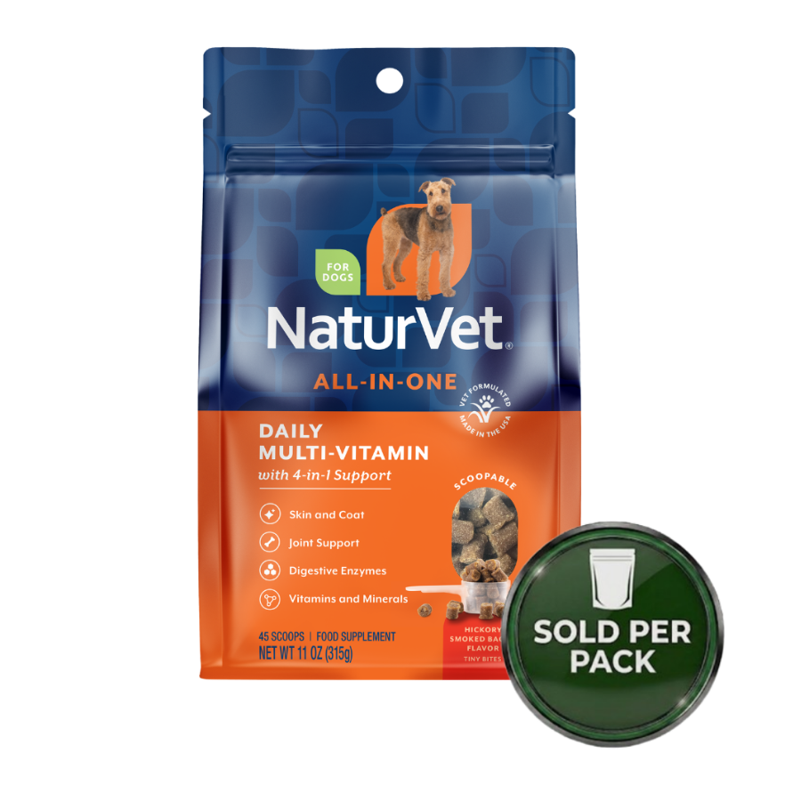 NaturVet All-In-One for Dog - Smoked Ham - 11oz / 45 scoops - 1 Pack