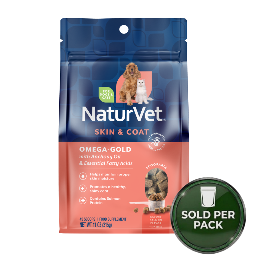 NaturVet OmegaGold for Cat & Dog - Salmon - 11oz / 45 scoops