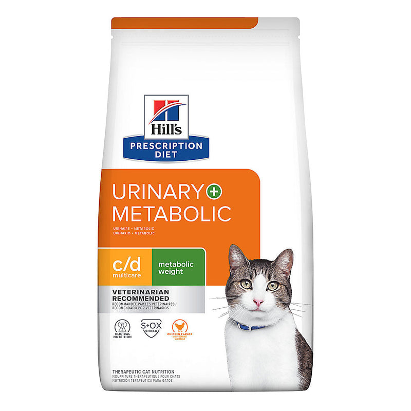Hills Prescription Diet - Dry Cat Food Feline Urinary + Metabolic 6.35Lbs Cats
