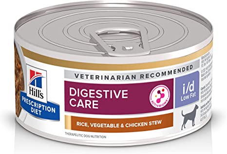Hills Prescription Diet - Wet Dog Food Canine I/d Low Fat Digestive Care Can Chicken Stew 5.5Oz