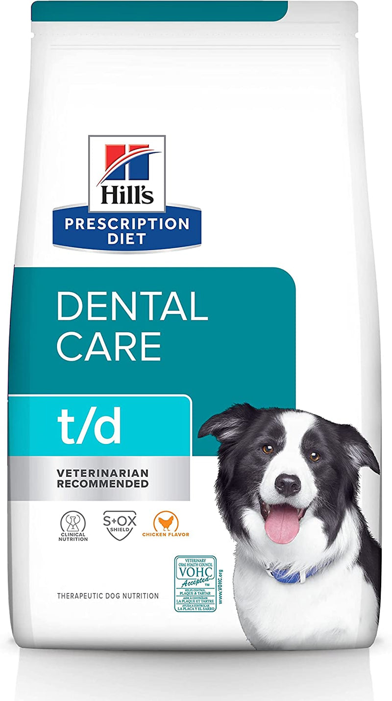 Hills Prescription Diet - Dry Dog Food Canine T/d Dental Care Original Bites 5Lbs Dogs