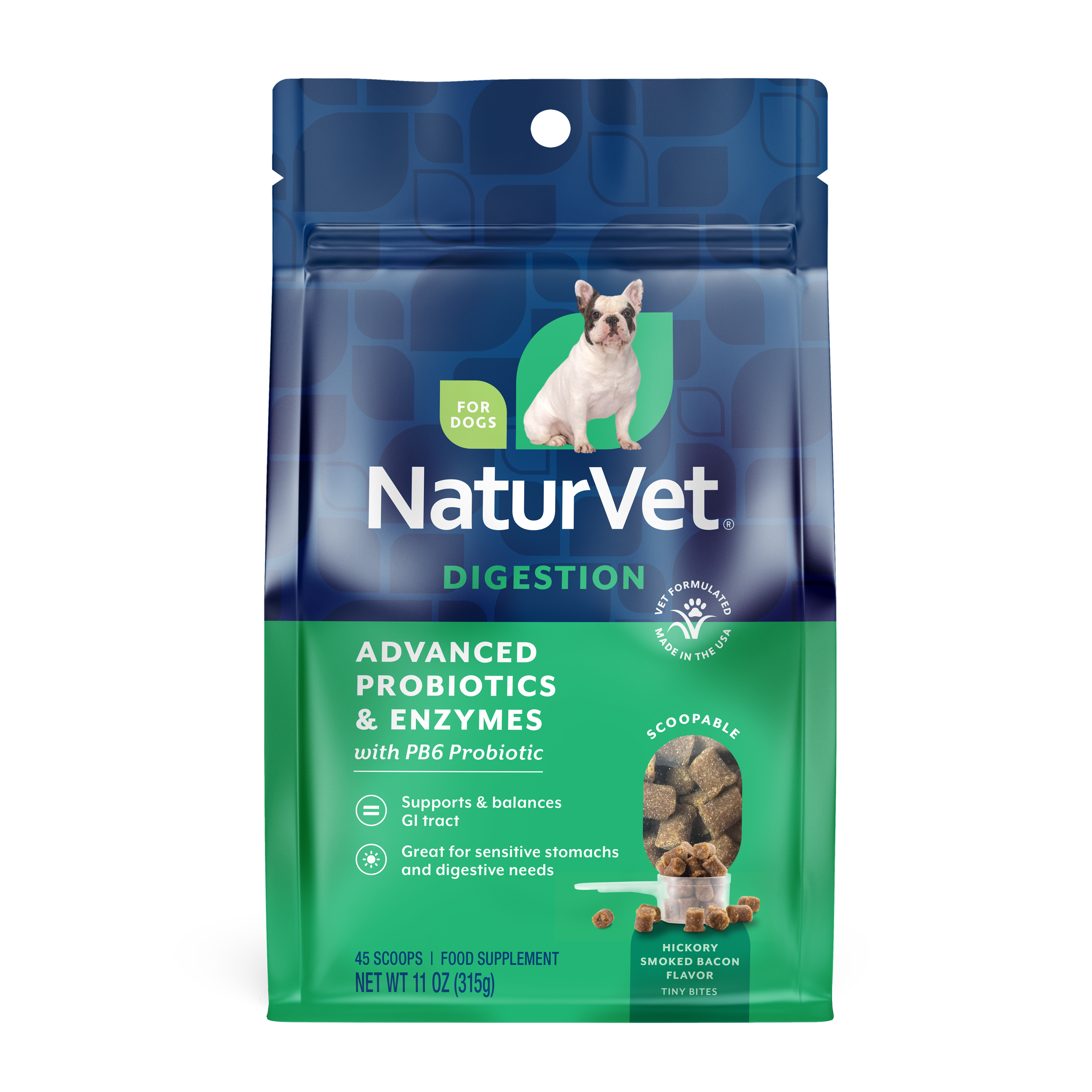 NaturVet Advanced Probiotics & Enzymes for Dog - 11oz