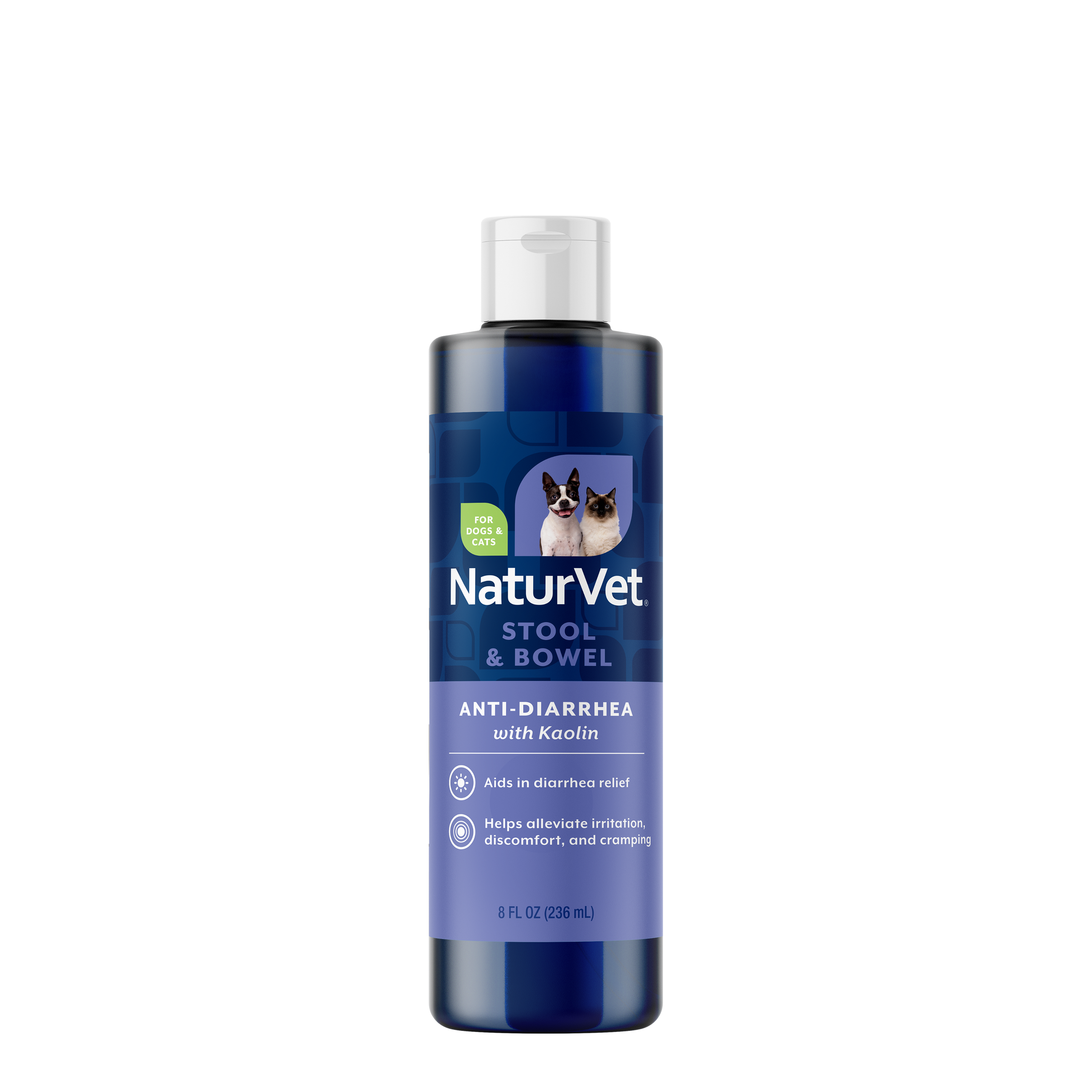 NaturVet Anti-Diarrhea Liquid for Dogs & Cats - 8oz