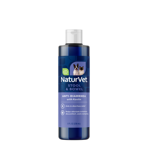 NaturVet Anti-Diarrhea Liquid for Dogs & Cats - 8oz