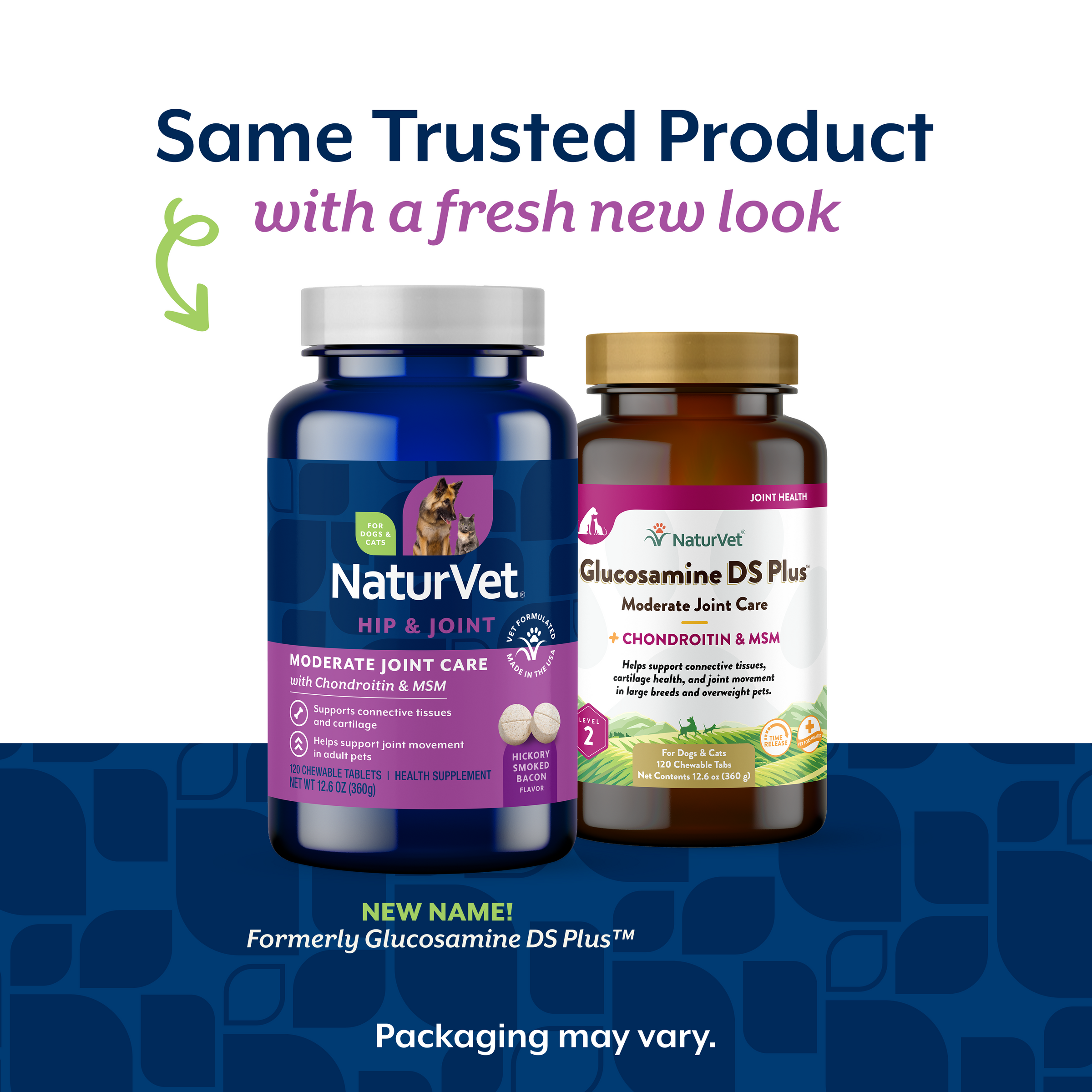 NaturVet Glucosamine-DS w/ MSM - Time Released for Dogs & Cats - 1 Tablet (pack of 120)