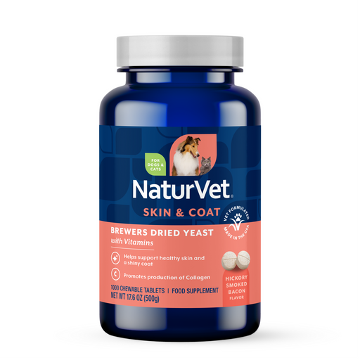 NaturVet Brewer's Yeast & Garlic Tablets - 1 Tablet (pack of 5000)