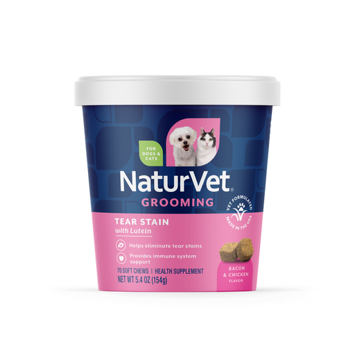 NaturVet Tear Stain Plus Lutein Soft Chew for Dogs - 70's
