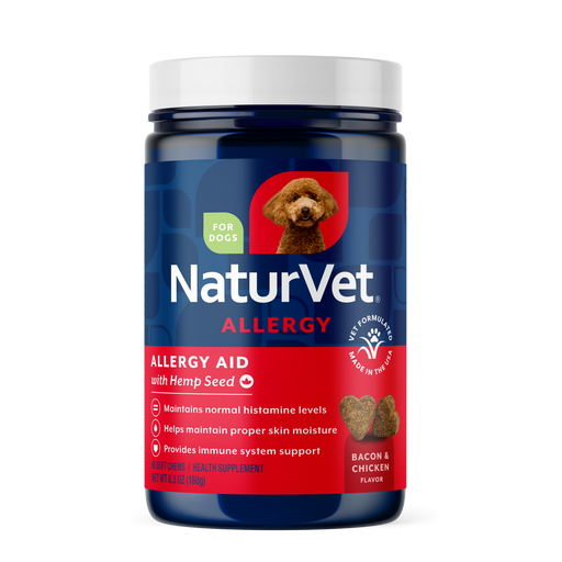 NaturVet Allergy Aid Hemp - Soft Chew - 60ct
