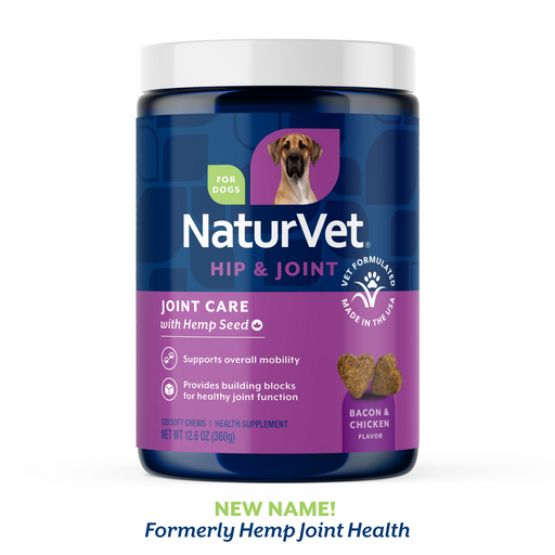NaturVet Joint Health Hemp - Soft Chews - 120ct