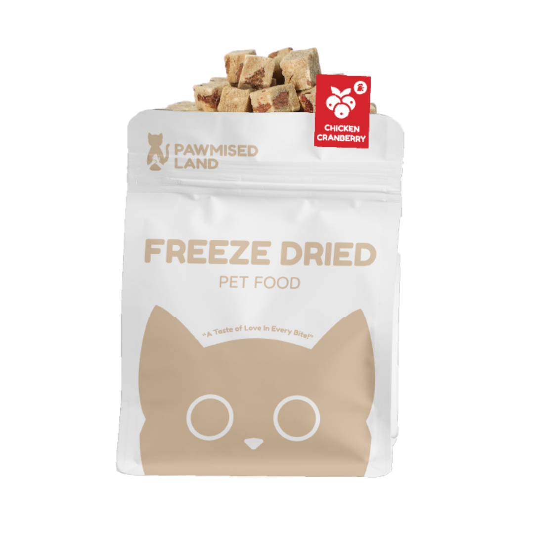 Pawmised Land - Catty Munchies - Functional Series Freeze-Dried Cat Treats - Chicken Cranberry 125g - PetProject.HK