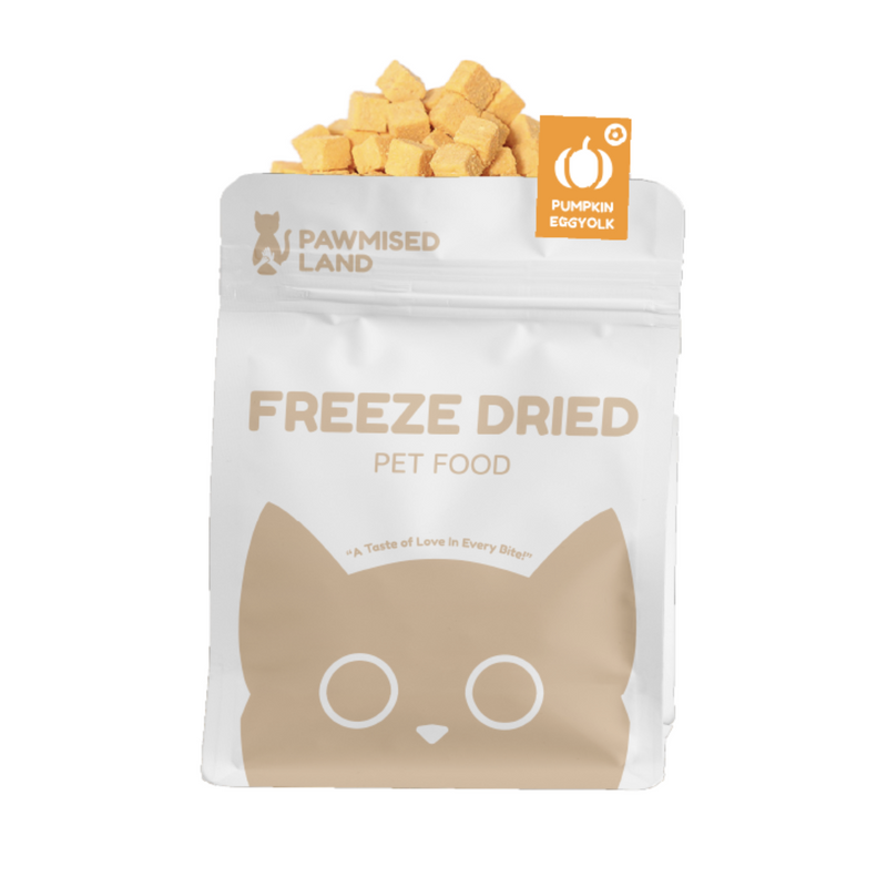 Pawmised Land - Catty Munchies - Functional Series Freeze-Dried Cat Treats - Pumpkin Egg Yolk 125g
