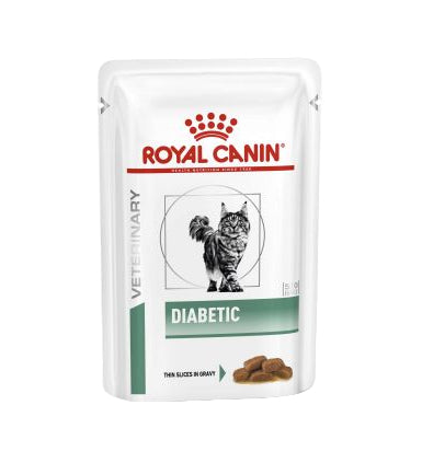 Royal Canin - Veterinary Diet Diabetic Pouches For Cats 85G (Min. 12 Pouches)